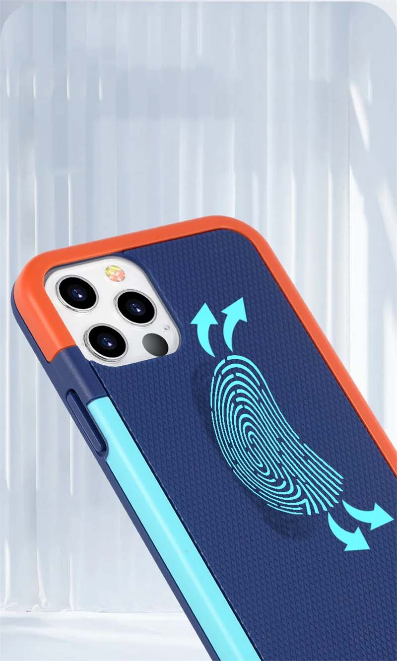 Hybrid Shockproof Bumper Rubber Soft Silicone Phone Case For iPhone