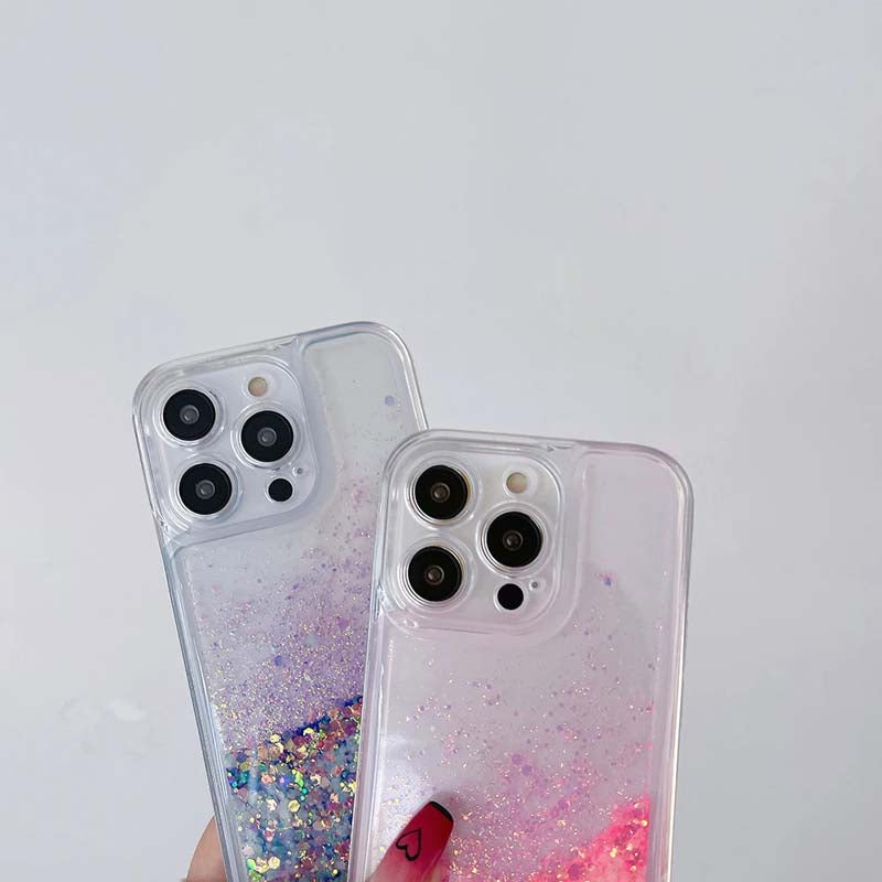 Transparent Luminous Bling Rhinestones Phone Case For iphone 11
