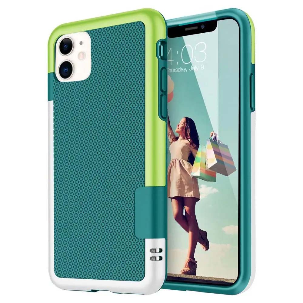 Hybrid Shockproof Bumper Rubber Soft Silicone Phone Case For iPhone