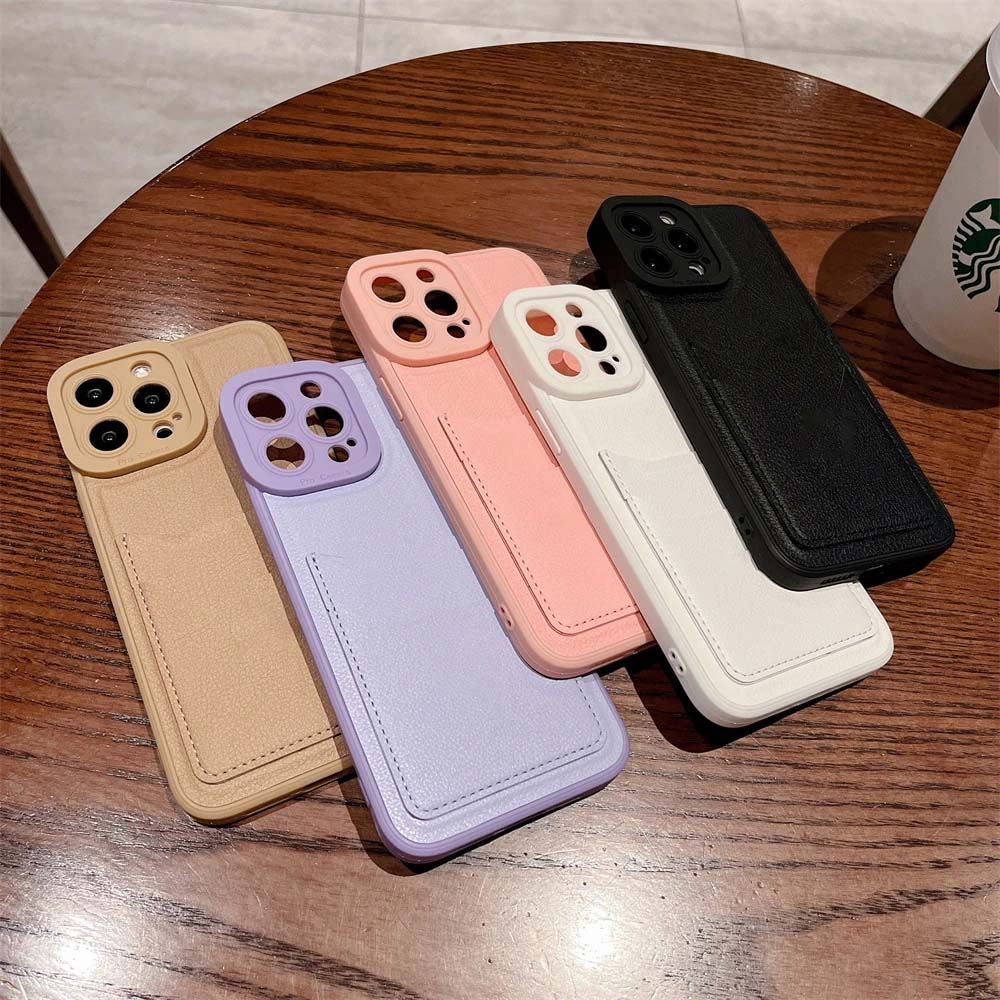 4 colors iphone xr card case