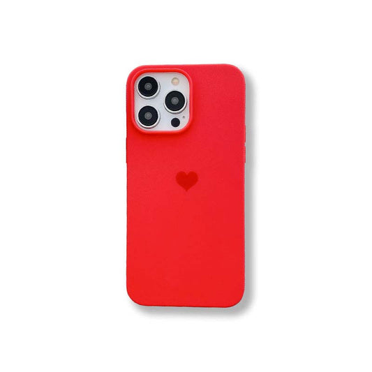 Love Heart Silicone Soft Mobile Phone Case For iPhone