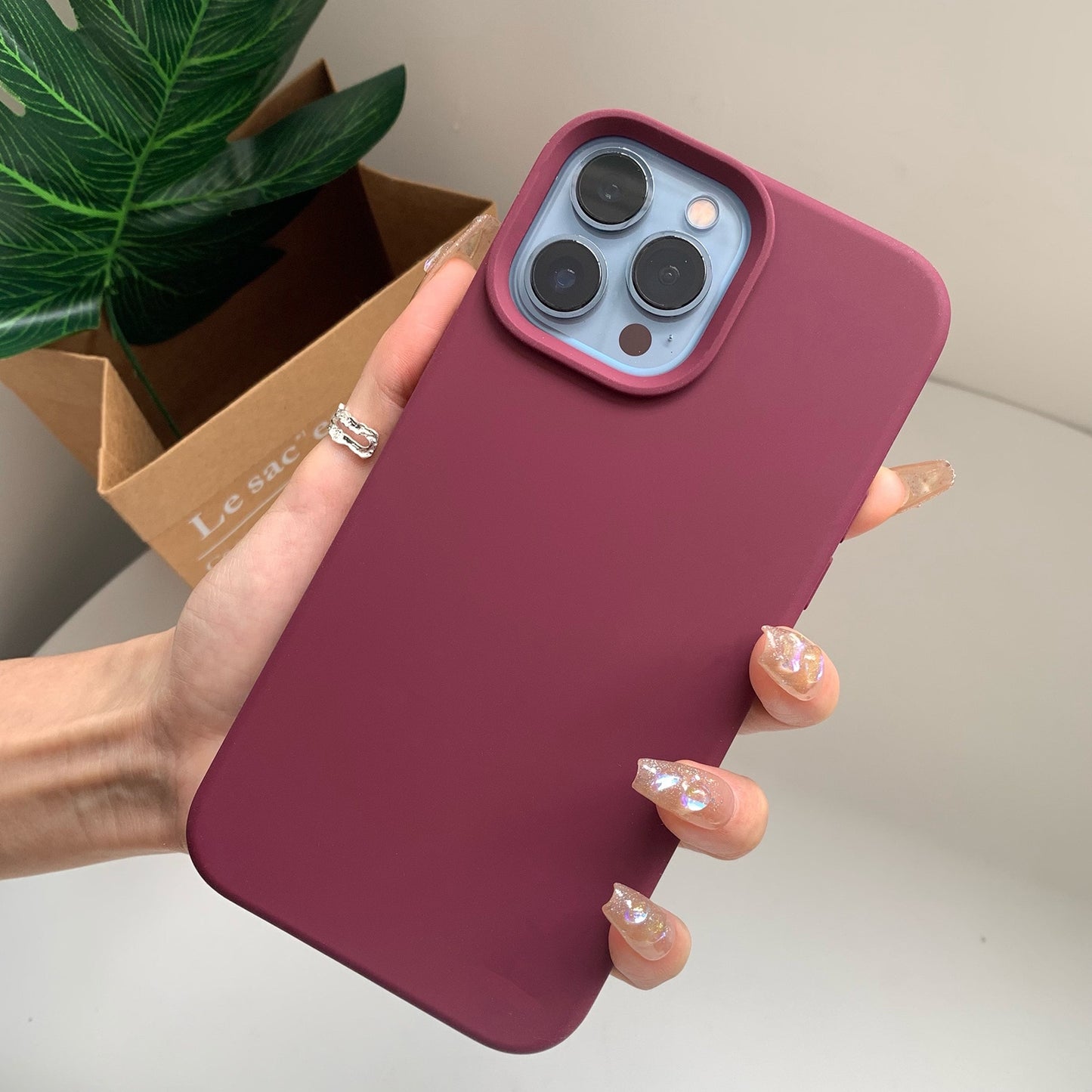 Liquid Silicone Phone Case for iPhone