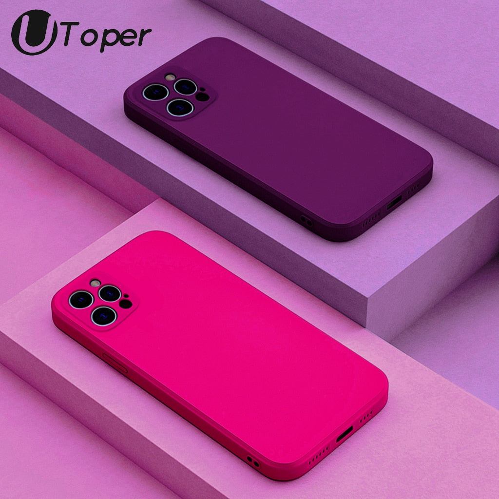 Liquid Silicone Phone Case For iPhone