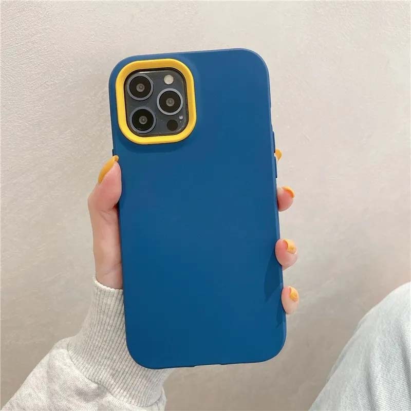 Candy Color Soft Liquid Silicone Phone Case For iPhone 14