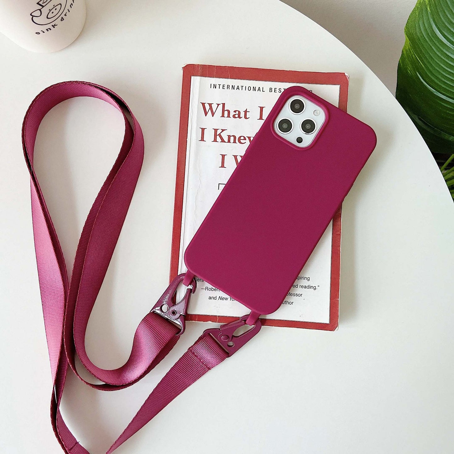 Lanyard Rope Crossbody Necklace Silicone Phone Case For iPhone
