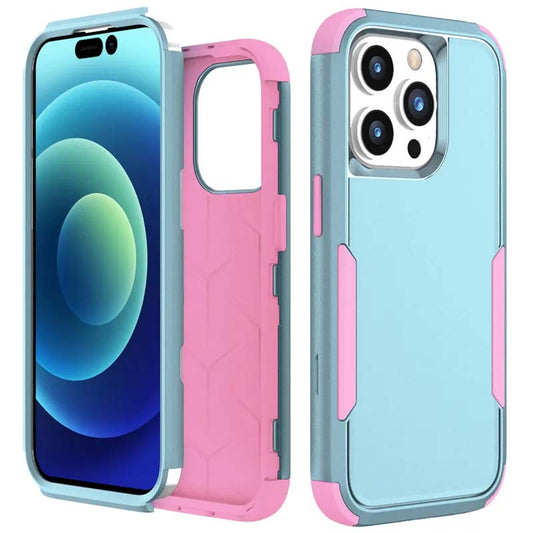 Hybrid Rugged Armor Heavy Duty Silicone Hard Case For iPhone