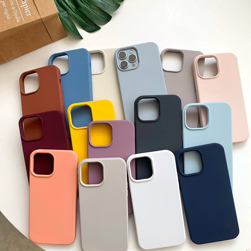 Liquid Silicone Phone Case for iPhone