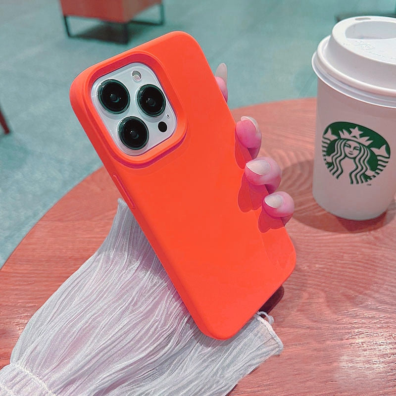 Liquid Silicone Phone Case for iPhone