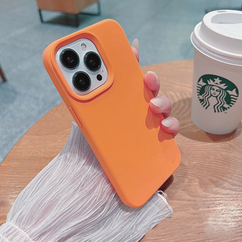 Liquid Silicone Phone Case for iPhone