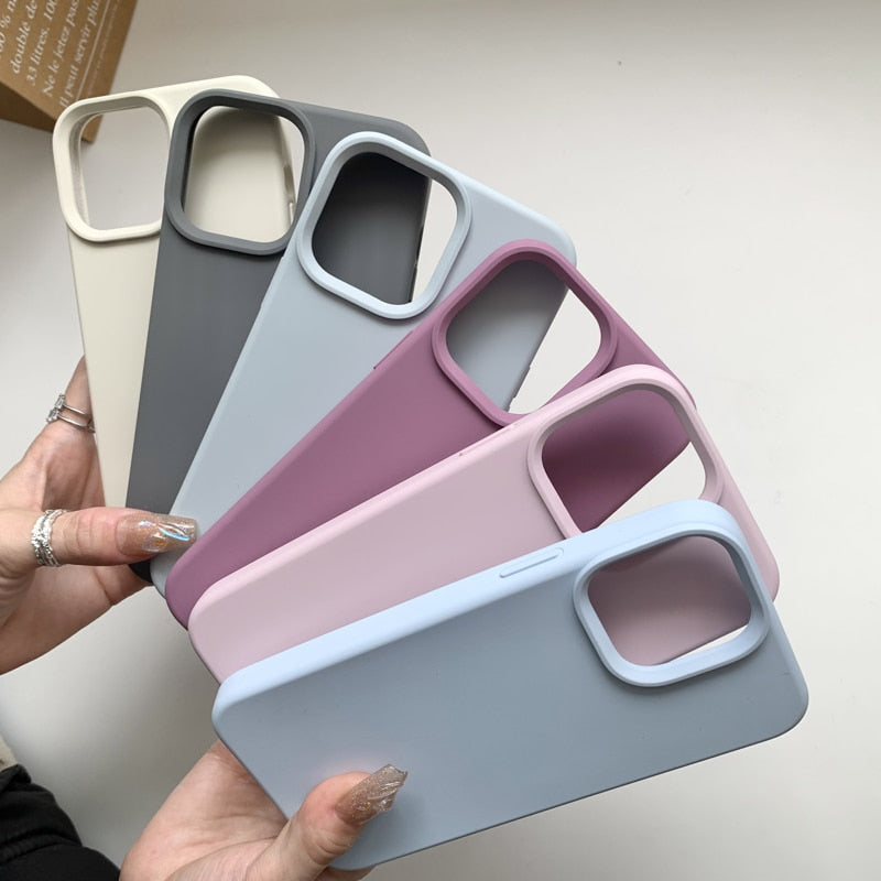 Liquid Silicone Phone Case for iPhone